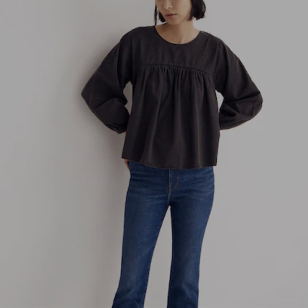 Madewell Charcoal Blouse